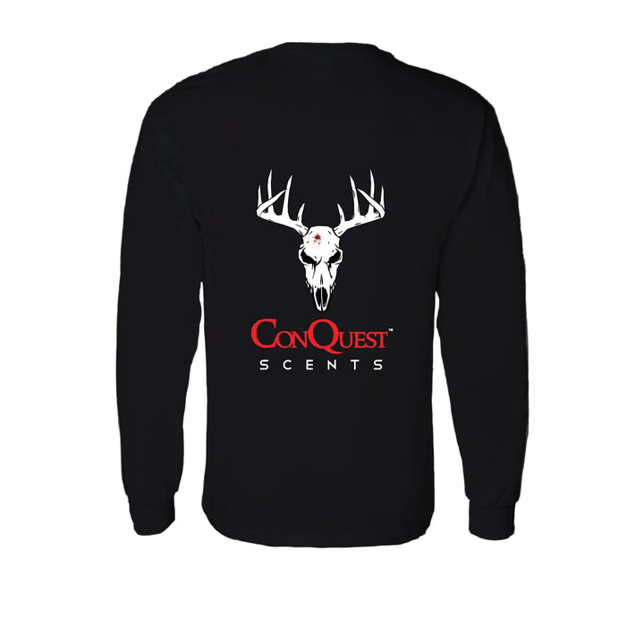 Black "Old School" Long Sleeve T-Shirt